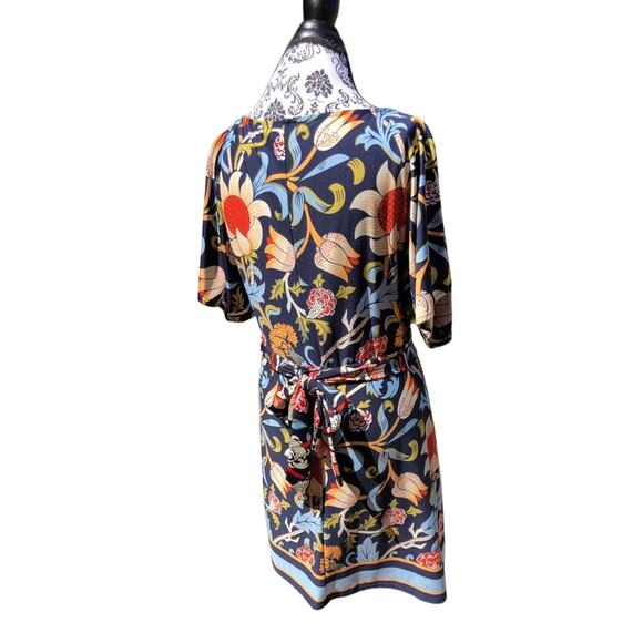 BCBGMAXAZRIA Floral Midi Dress size XSmall - Picture 5 of 6
